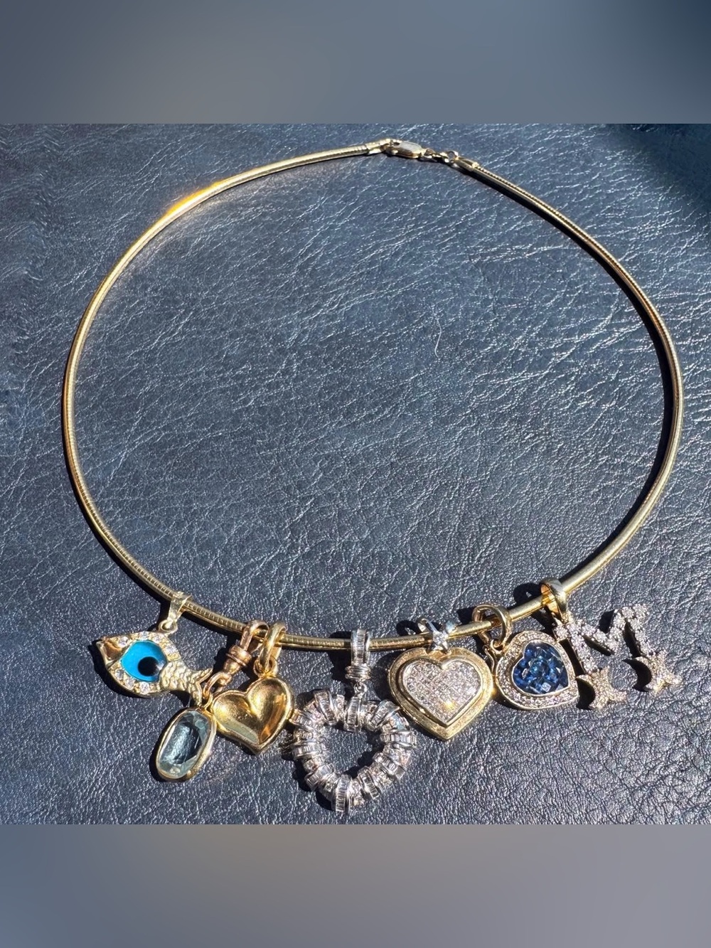 14k torque omega chocker necklace